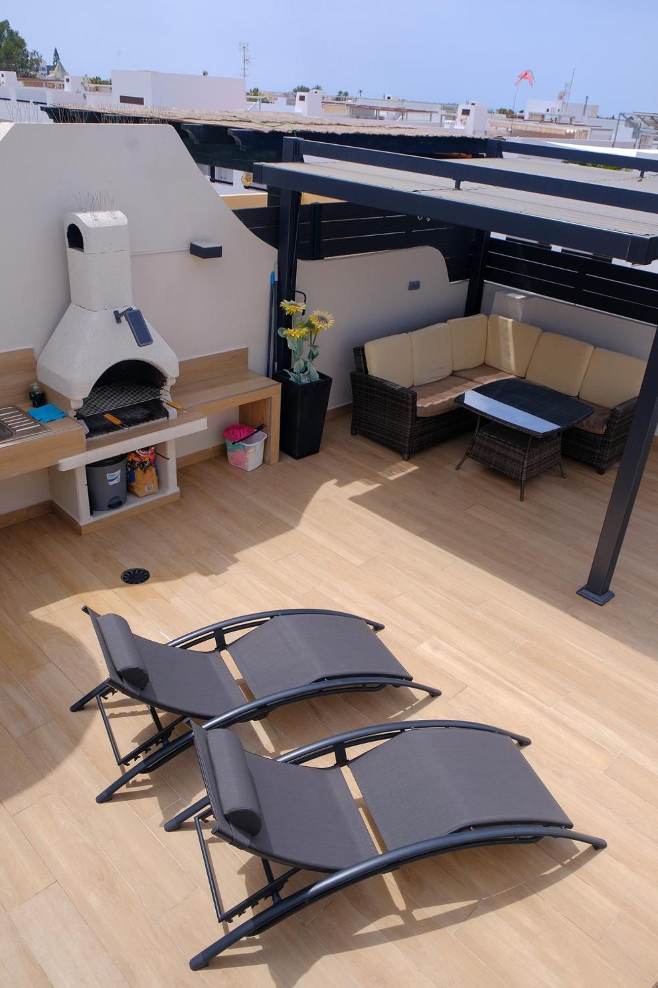 El Atico De Teresa Con Piscina Privada Climatizada A 250M Playa Apartment เบรา ภายนอก รูปภาพ